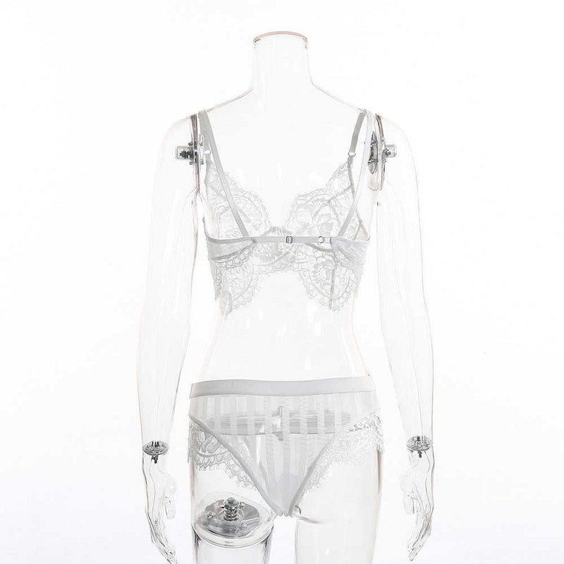 Lace Ultrathin Camis And Panties Sleepwear Set